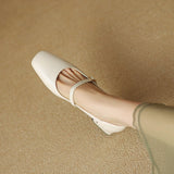 Plataz Size Size Mary Jane Shoes Hollow Coarse Sandals Women's Summer New Buckle With Heel Women's Shoes High Quality Shoes