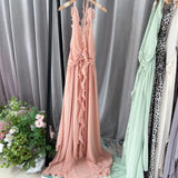 Plataz Oil/8 Colors 2025 Elegant Hanging Neck-Luck Holiday Flowers Unique Special Beach Dress