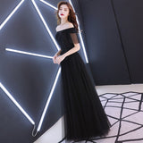 Plataz Evening Dress 2025 Spring Shoulder Birthday Dinner Party Host Art Examination Dress Woman