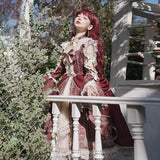 Plataz Baroque Palace Lolita Women's Long Sleeve Dress Everyday Cute Lolita Sweet Dress 6915
