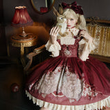 Plataz Jam Original Design Mystery Park Lolita Girl Lolita T-Shirt Dress Everyday Cute Set 7022
