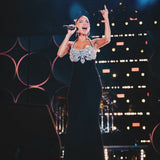 Plataz Hanging Neck Banda Skirt 2024 New Heavy Industry Nail Dew Party Dress Dress Dress