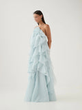 Plataz Holiday Wind Beach Beach Sling Skirt 2025 Summer New Hanging Neck Sleeveless Leaves Side Solid Dress