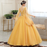 Plataz Dress Wedding Annual Host Performance Student Vocal Solo Art Exam Costume Puffy Skirt Long Evening Dress Woman