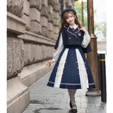 Plataz Design New Carrier Pigeon College Lolita College Wind Lolita Margarlet Four-Piece Set 6328