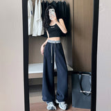 Plataz Popular Thin Pants Autumn New Color Trousers Women Loose Thin Leisure Loose Loose Trousers DJPT