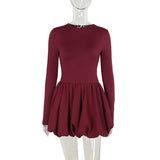 Plataz Autumn 2025 New Fashion Style Elegance Beautifully Dressed With Long Sleeves DJPT