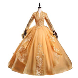 Plataz Performance Suit V-Neck 2025 New Color Yarn Vocal Art Canopy Skirt Host Dress Woman Retro