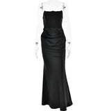Plataz New Girded Brai Collar Dress Sexy Hottie Temperament Showback Dress Summer HZ0628