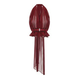 Plataz Set Club Shop Sexy Hanging Neck Collar With Short Top + Folded Pocket Hip Skirt Skirt