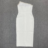 Plataz Bra Strap Dress Fashion Hot Diamond Party Party Dress Dress Dress Dress