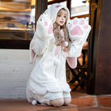 Plataz Teased Original Black Claw Little Beast Lolita Woman Lolita Coat Foot Cover Everyday Cute Sweet Suit 6963