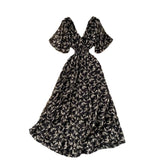 Plataz Vacation Dress Summer 2025 New Sexy V To Receive Long-Lost Lanky Chopped Beach Skirt DJPT
