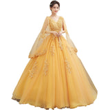 Plataz Dress Wedding Annual Host Performance Student Vocal Solo Art Exam Costume Puffy Skirt Long Evening Dress Woman