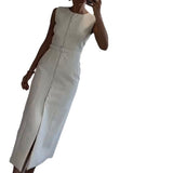 Plataz Summer New Elegant Temperament Belt Slimming Commuting Dress