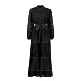 Plataz Temperament Bohemian Embroidery Design 2025 New Tonic Design Single-Drip Buckle Dress Woman