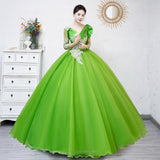 Plataz Art Exam Evening Dress 2025 New Green Poneng Dress Solo Host Performance Costume Singing Beautiful Dress