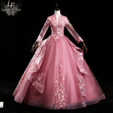 Plataz Performance Suit V-Neck 2025 New Color Yarn Vocal Art Canopy Skirt Host Dress Woman Retro