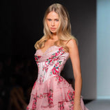 Plataz Spring Summer New Women's Printed Sexy Breast-Shaping Dress HZ0628