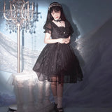 Plataz Butterfly Op Lolita Sweet Dress Lolita Dress Summer Long Short Sleeve 6544