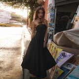 Plataz Autumn 2025 New Small Scented Temperament Casual-Buttered Bosom-Smeared Temperament Dress Woman DJPT