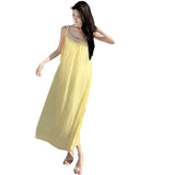 Plataz Dress Women's Summer Dress Senior Feeling Heavy Industry Nails Seaside Holiday Dress Thai Beach Dress