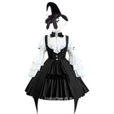 Plataz Teased Original Morning Witch Lolita Female Lolita Hat Shirt With Adorable Style Set 7150