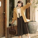 Plataz Design Autumn Whisper Chinese Style Improvement Chinese Style Shirt Skirt Scarf Hair Coat 6666