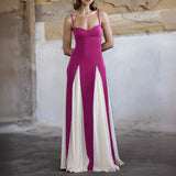 Plataz 2024 Dress Slim Slim Light Luxury Sexy Splicing Bumpy Dress