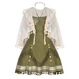 Plataz Design Cicdas Chinese Style Improvement Han Element Women's Shawl Sling Skirt Set 9132