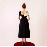 Plataz 2025 Black And White Birthday Party Dress