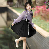 Plataz Design Iris Ink Butterfly Chinese Style Improve The Chinese Elements Of The Female Coat Sling Skirt Suit 9057