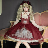 Plataz Jam Original Design Mystery Park Lolita Girl Lolita T-Shirt Dress Everyday Cute Set 7022