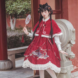 Plataz Design 20 New Mountain River Roll Lolita Dress Print Cute Set 6280