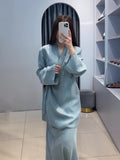Plataz 2024 New Glazed Forged Waist Waist Pajamas Style Dress Suit Woman