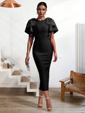 Plataz Bows And Bows In Women's Dress Geo Party Bandge Dress