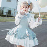 Plataz Design Magical Girl Op Lolita Dress Everyday Cute Lorita Sweet Dress 6621