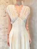 Plataz Beautiful Dress French Temperament High-End Feeling Super Good-Looking Niche Do Not Hit The Waist White Lace Dress