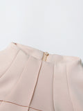 Plataz Simple Niche Design Small Dress 2025 Summer Collar Sleeveless Design Waist 100 Fold Dress