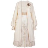 Plataz Design New Flower Room Set Hanfu Women's Element Jacket Sling Skirt Set Autumn And Winter 8495