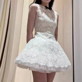 Plataz Sleeveless 24 Early Spring New South Oil High-Sand Sweet Lace Embroidery To Get The Dress Holiday Style Ponve Skirt