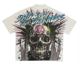 Plataz Vintage Men Cartoon H-Hang H-Hang PK T-Shirt American Kawai Long Dress Y2K Short Sleeves DJPT
