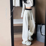 Plataz Popular Thin Pants Autumn New Color Trousers Women Loose Thin Leisure Loose Loose Trousers DJPT