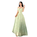 Plataz Holiday Wind And Flowers Hanging Dress Fairy Summer Dress Design Super Fairy Temperament Long Dress