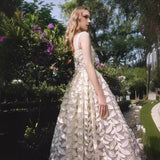 Plataz 2025 Three-Dimensional Leaf Embroidery Dress 2024 Sling Dress Skirt