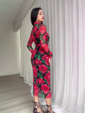Plataz Floral Dress In The New Autumn Flower Print In 2025