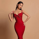Plataz Sexy V-Neck Nail Beaded Diamond Sling Banding Dress Dress For The Party Party