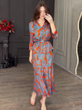 Plataz Printing Design For Summer 2024 Retro Skirt Set
