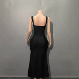 Plataz Sexy Luxury Diamond-Packed Ass Skirt Fashion-In-Wearing Evening Dress