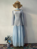 Plataz 2025 New Hand-Drilled Weaving Woven Tape Design Long-Sleeved Lady Body Dress